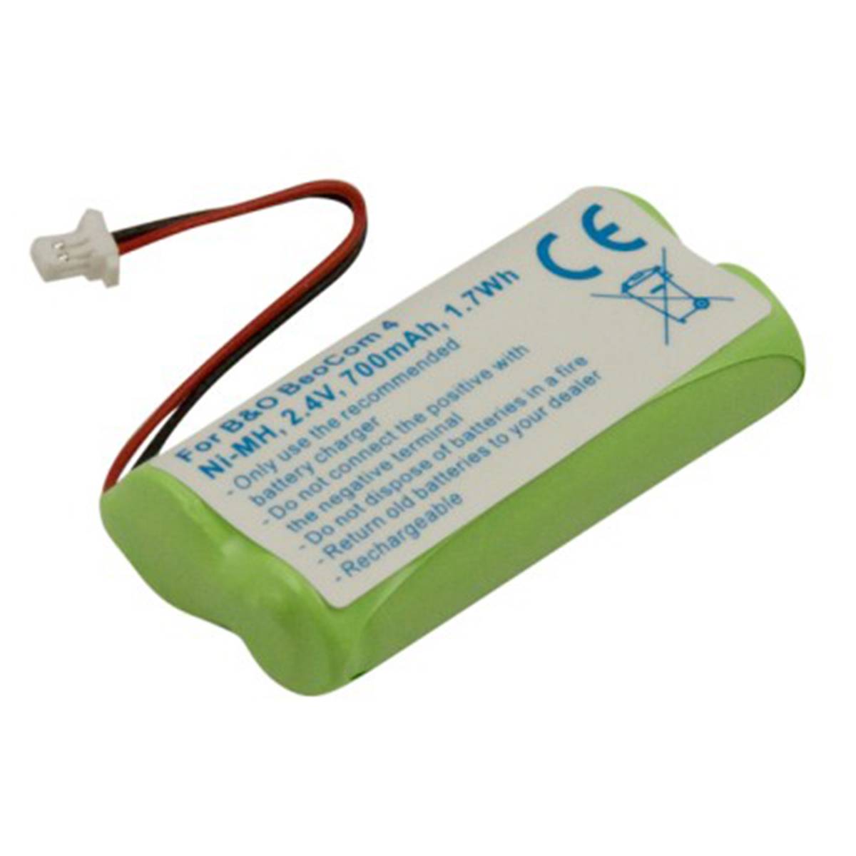 Batterie pour Téléphone sans fil Bang and Olfen BeoCom 4 NiMH 2.4V 700mAh 1.7Wh-0