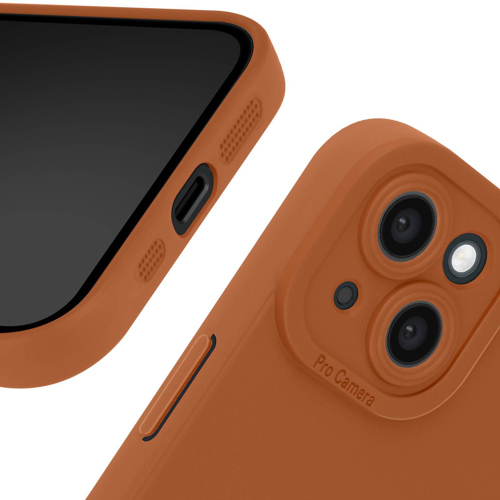 Coque pour iPhone 15 Plus Silicone Mat Protection Caméra-4