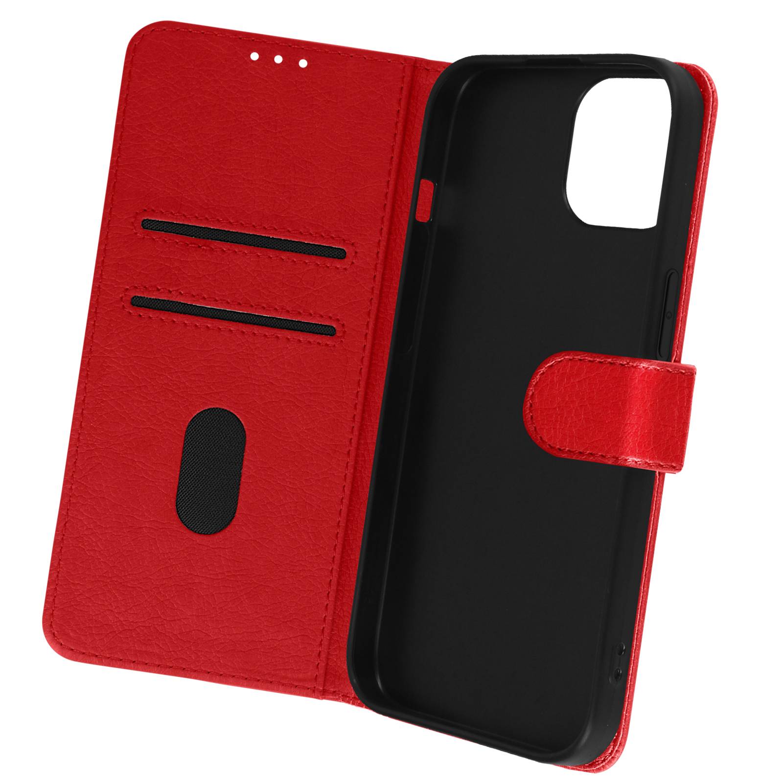 Étui pour iPhone 15 Pro Max Clapet Portefeuille Fonction Support Vidéo-1