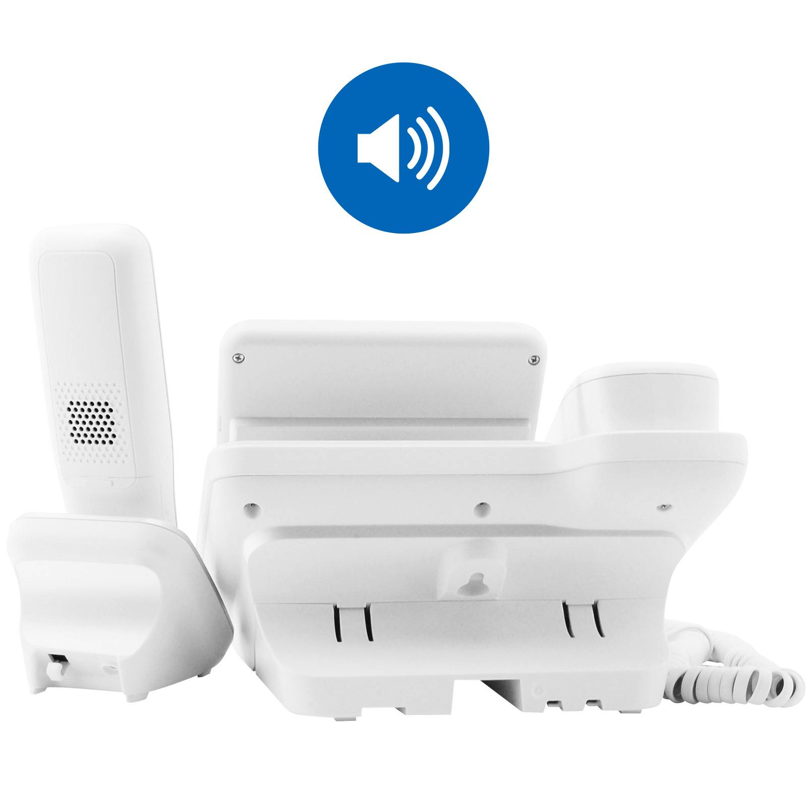 Téléphone Fixe Senior Amplifié + Combiné Additionnel Répondeur-3