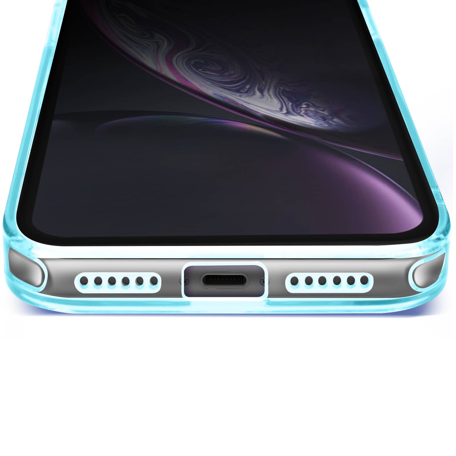 Coque MagSafe pour iPhone XR Dos Cristal Color-4