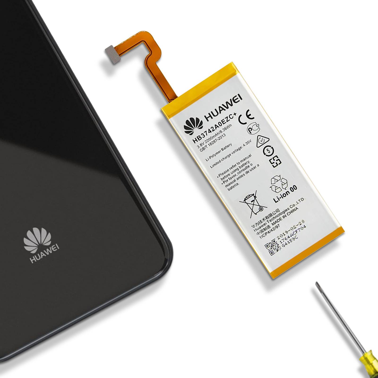 Batterie pour Huawei P8 Lite Capacité 2200mAh-2