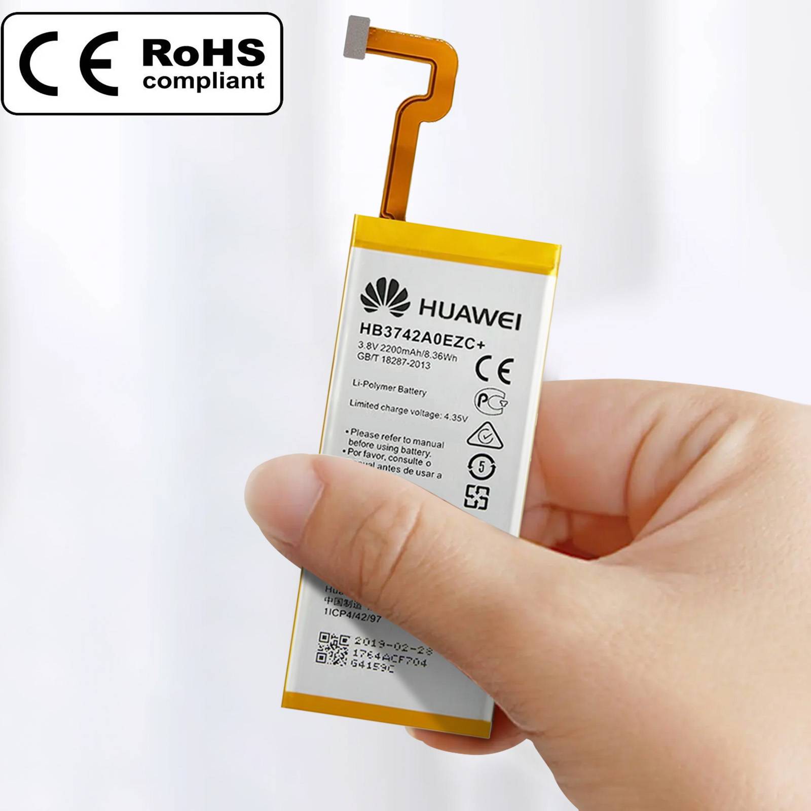 Batterie pour Huawei P8 Lite Capacité 2200mAh-3
