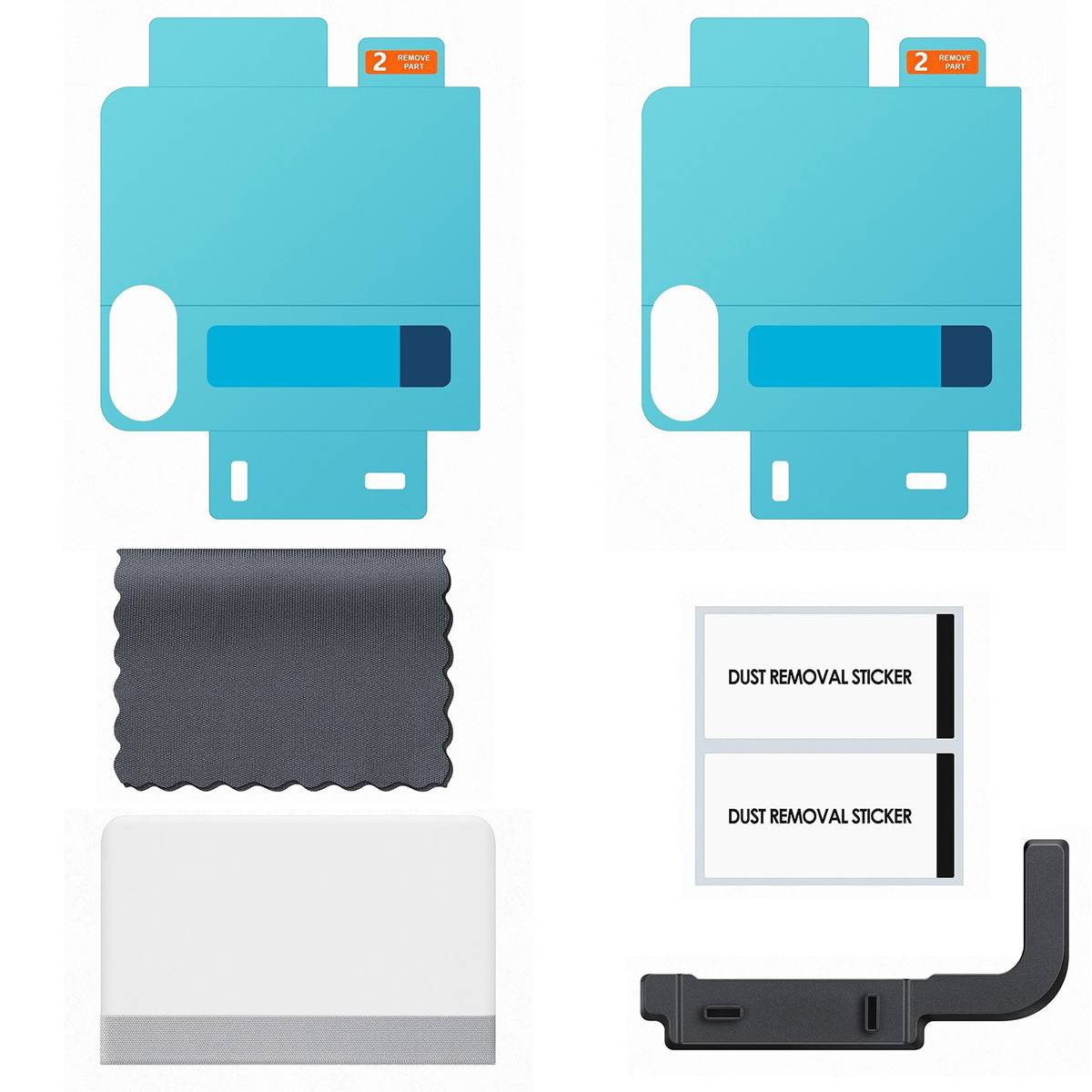 Pack de 2 Films de Protection Écran Externe Galaxy Z Flip 7 Souple Anti-reflets-4