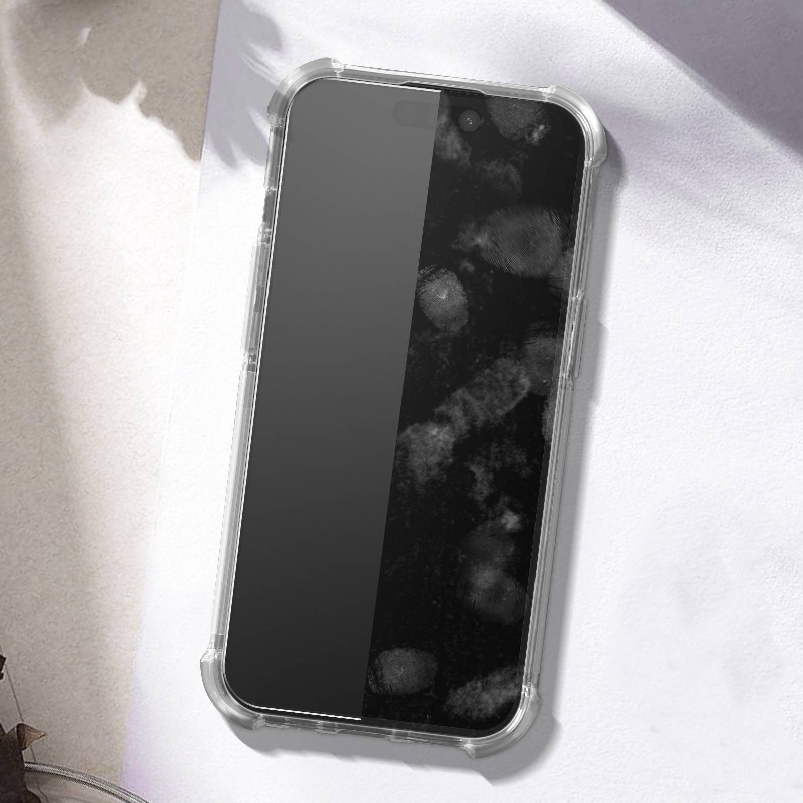 Coque pour iPhone 15 Pro Coins Renforcés Antichoc + Verre Trempé 9H-4