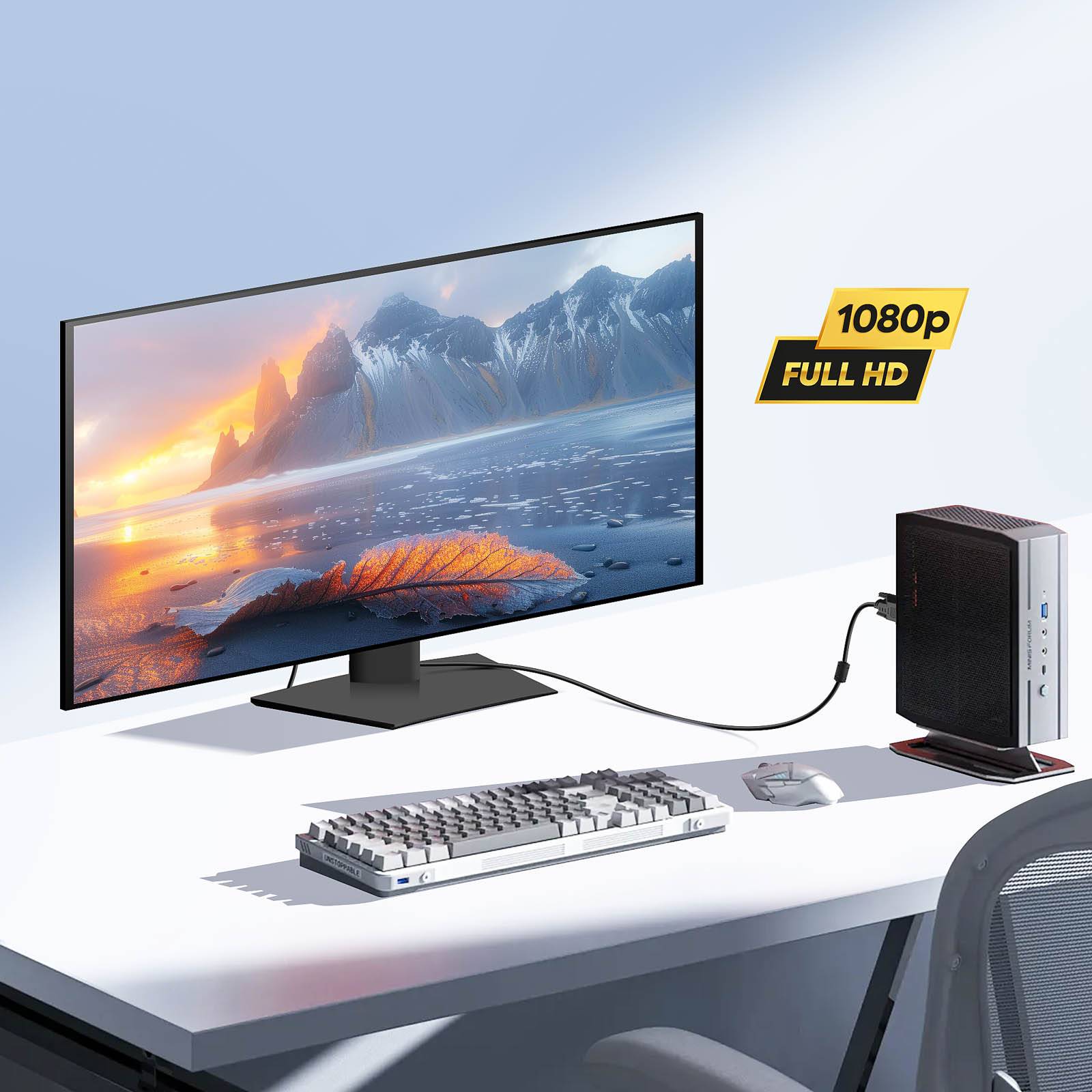 Câble Vidéo DVI-I 24+5 Mâle / Mâle Full HD 1.8m Connecteurs Plaqués Or-3