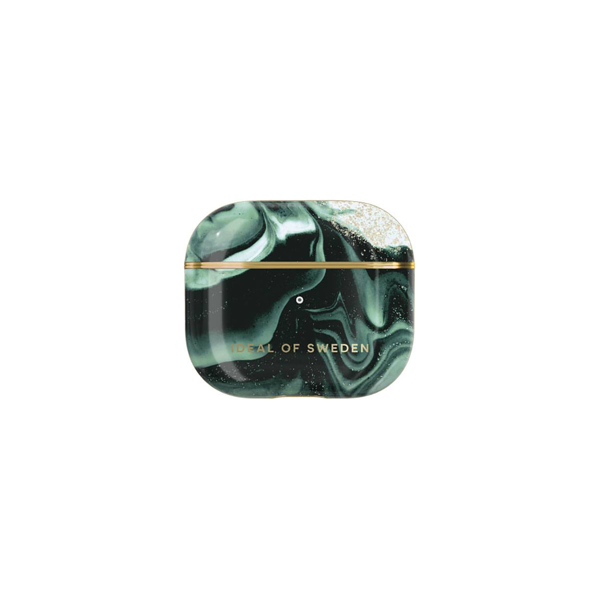 Coque pour AirPods 3 Modèle Golden Olive Marble Attrayante-0