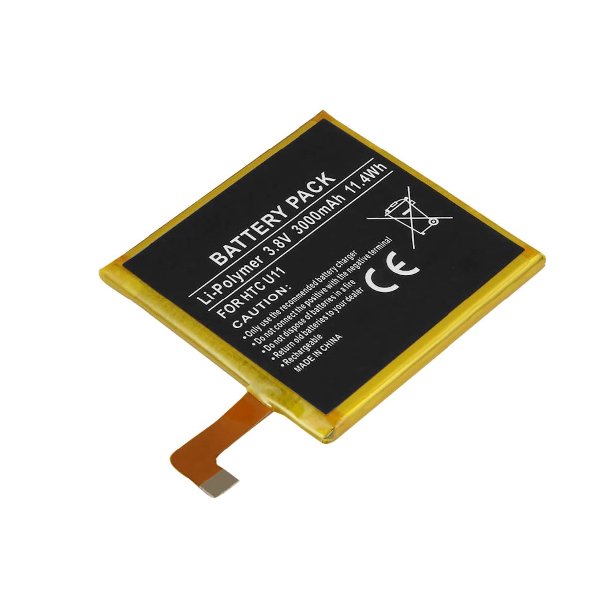 Batterie pour HTC U11 Li-Polymer 3.8V 3000mAh 11.4Wh-0