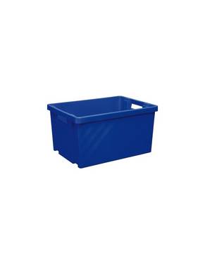 Bac Industrie Gerbable Et Emboitable 30 L Bleu