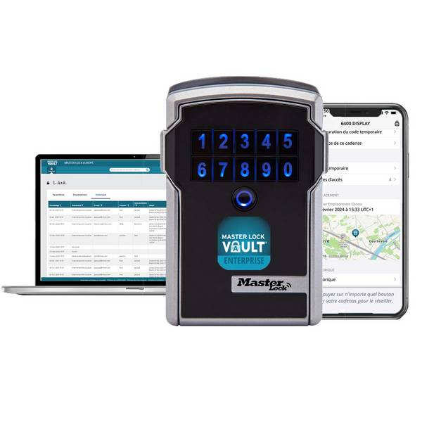 5441EURENT Boîte à Clé Bluetooth pour Applications Professionnelles [Fixation Murale] [Bluetooth ou Combinaison]