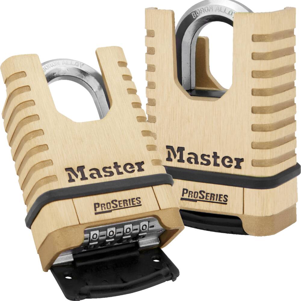 Cadenas à combinaison programmable en laiton protégé ProSeries® de 58 mm de large-0