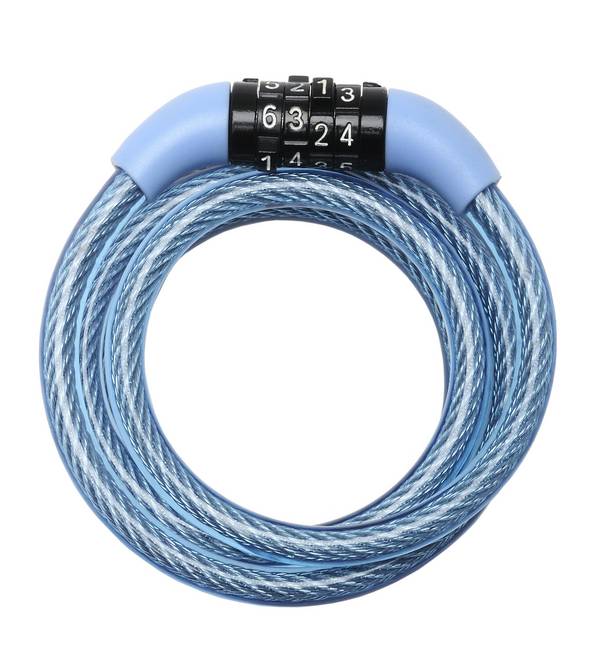 MASTER LOCK Cable Antivol Vélo [1,2 m Câble] [Combinaison] [Extérieur] [Couleur Aléatoire] 8143EURDPROCOL