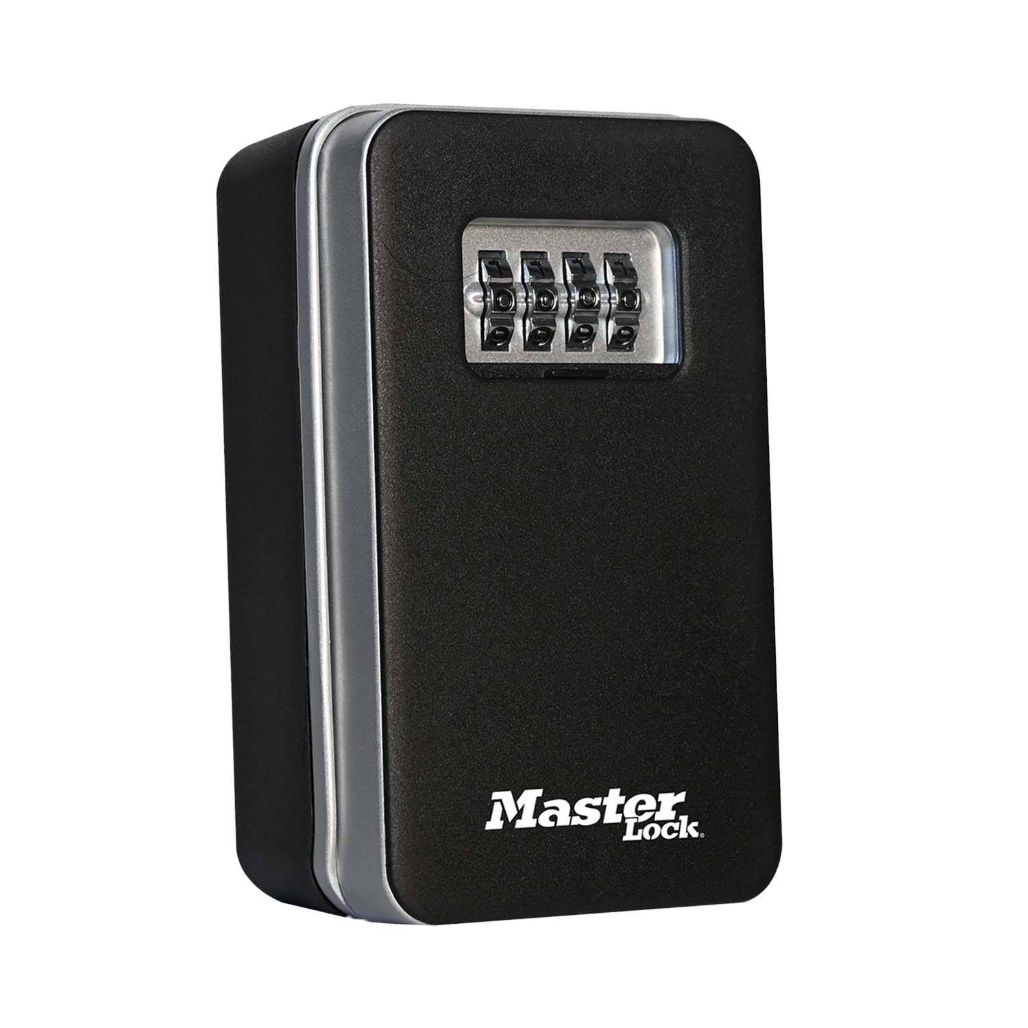 Boîte à clés MASTER LOCK, montage mural, à capot, taille moyenne, utilisation en extérieur, kit d'installation, 5410EURD-0