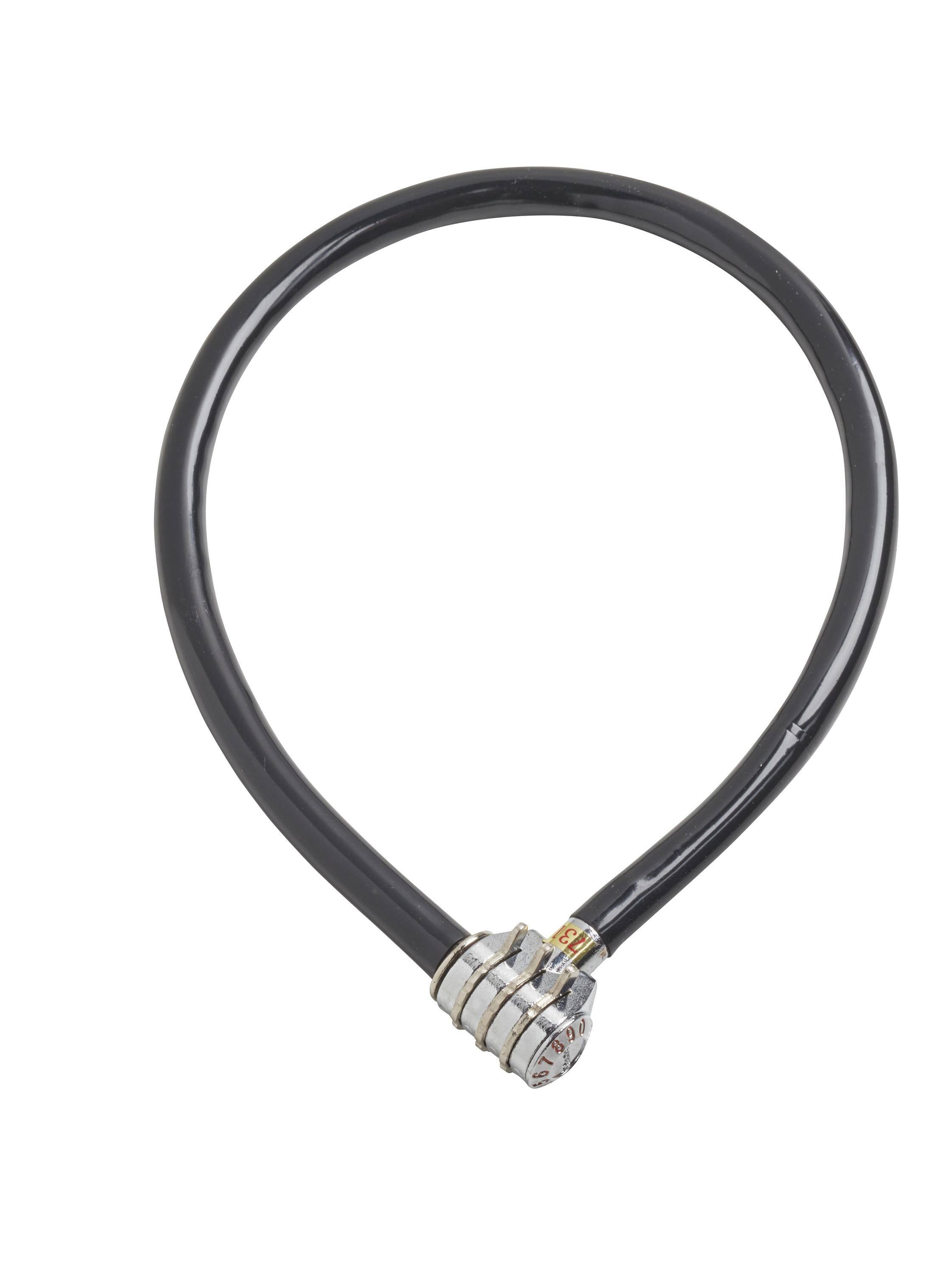 MASTER LOCK Cable Antivol Vélo [55 cm Câble] [Combinaison] [Extérieur] [Couleur Aléatoire] 8631-3