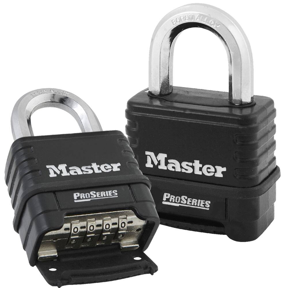 Cadenas Master Lock, cadenas ProSeries® en zinc moulé, cadenas haute sécurité, cadenas à combinaison programmable-0