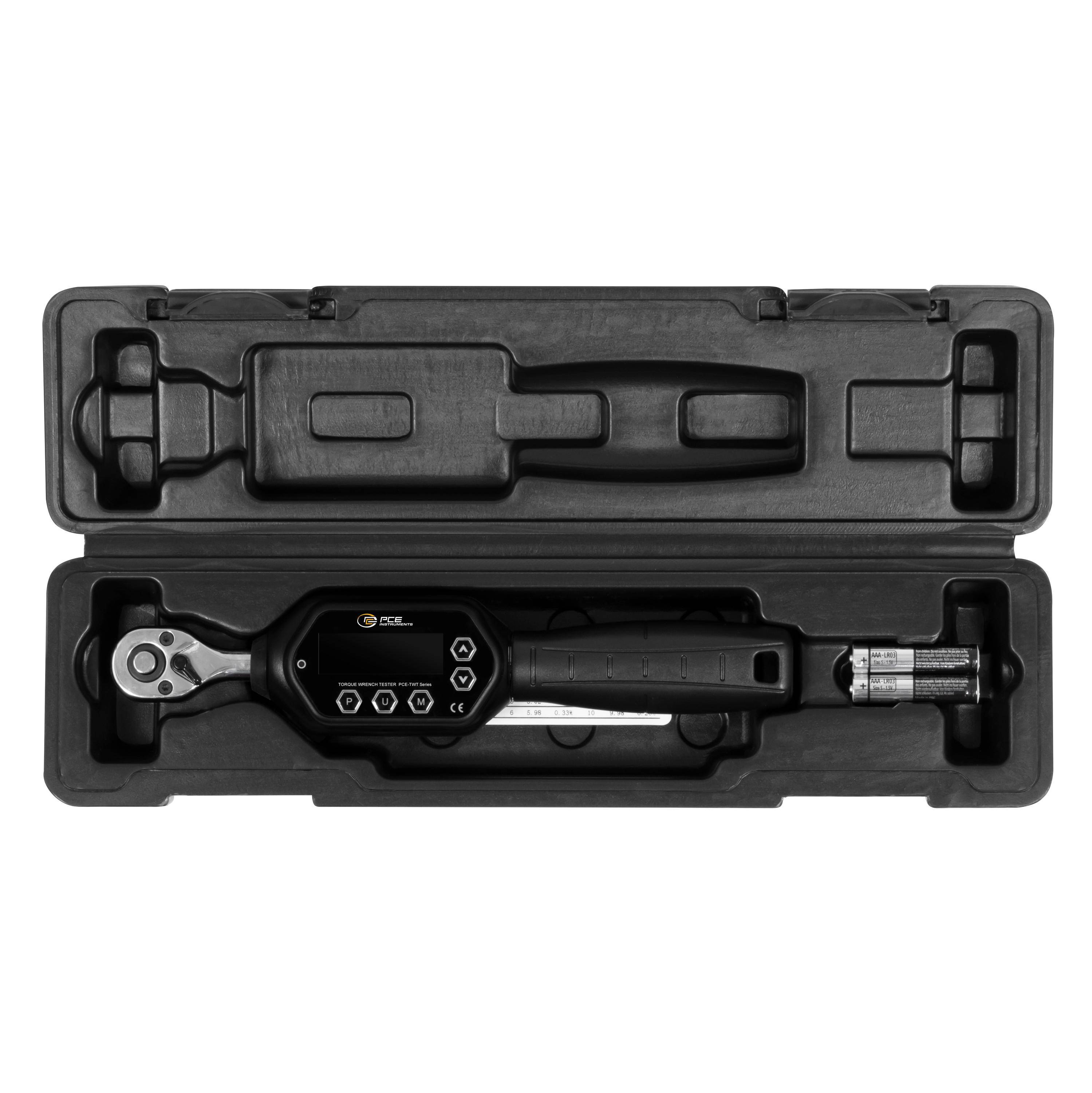 PCE Instruments PCE-TWT 10N PCE-TWT 10N Clé dynamométrique quatre pans extérieurs 0.001 - 10 Nm-4