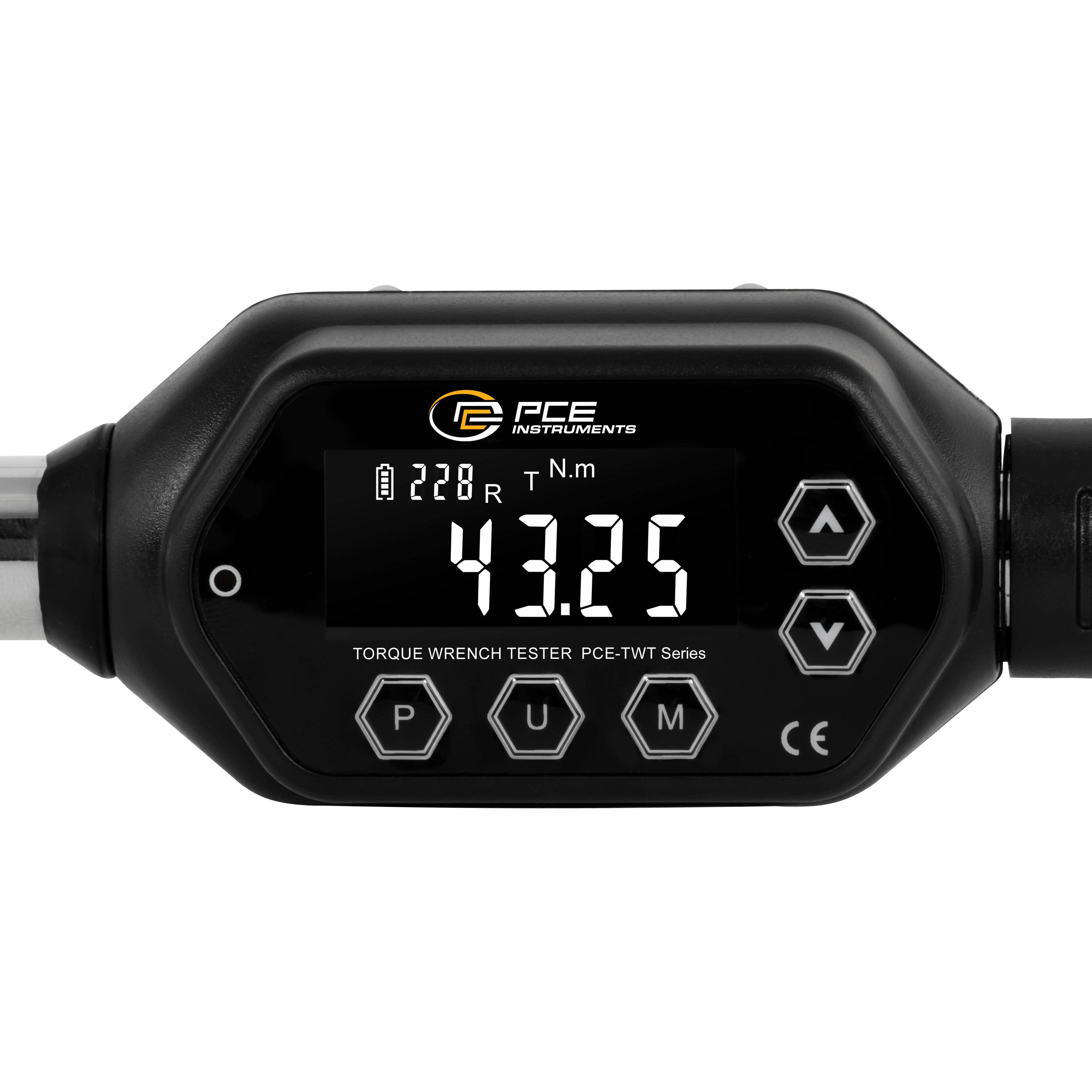 PCE Instruments PCE-TWT 60N PCE-TWT 60N Clé dynamométrique quatre pans extérieurs 0.01 - 60 Nm-3