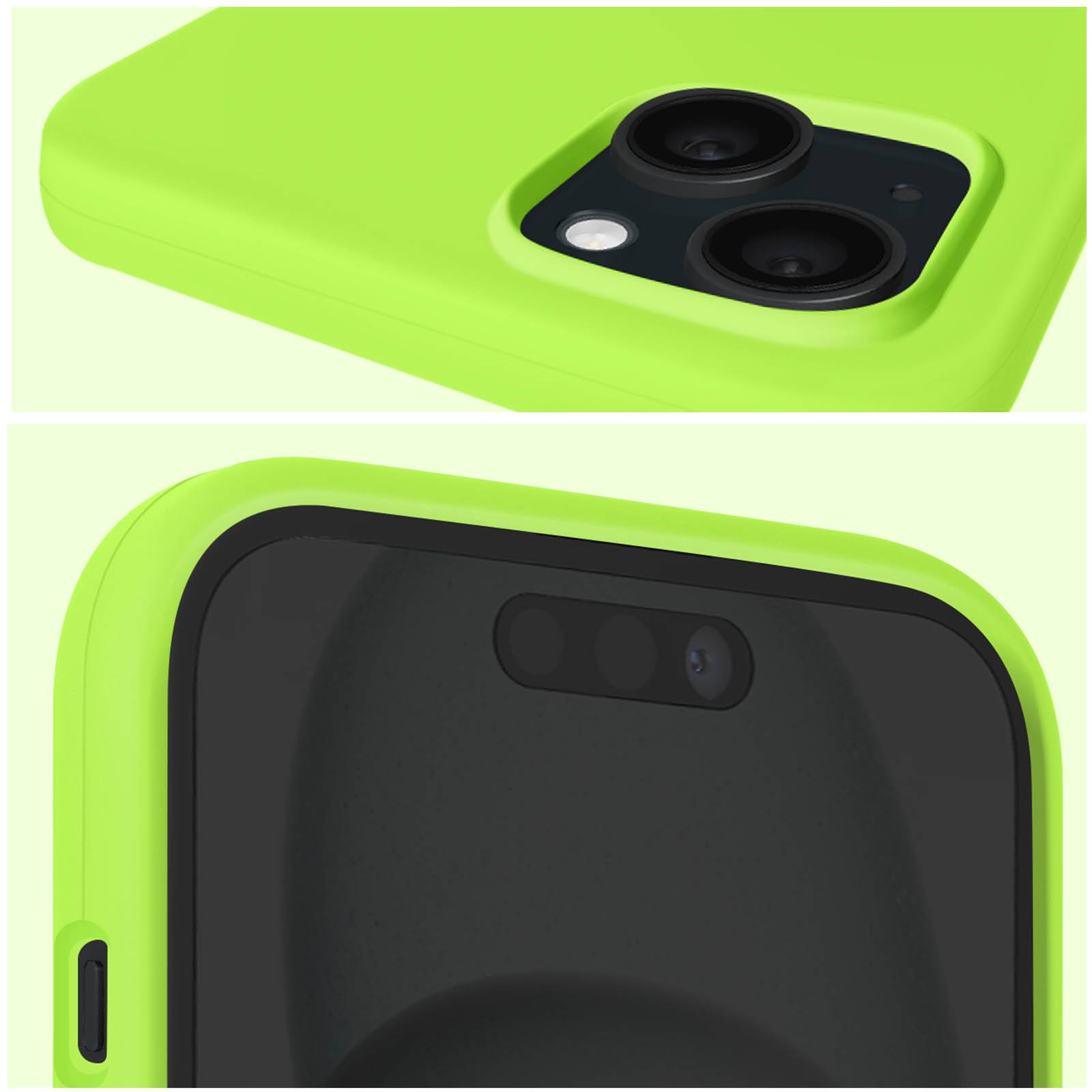 Coque pour iPhone 15 Plus Semi-rigide Intérieur Microfibre-3