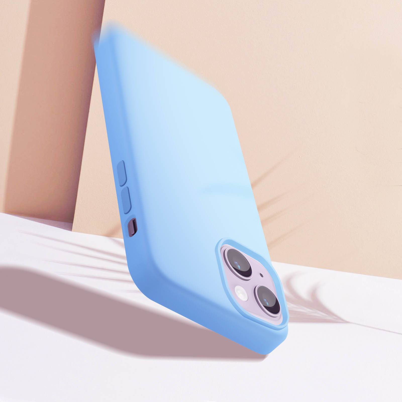 Coque pour iPhone 14 Hybride Semi-rigide Fine Intérieur Doux-2