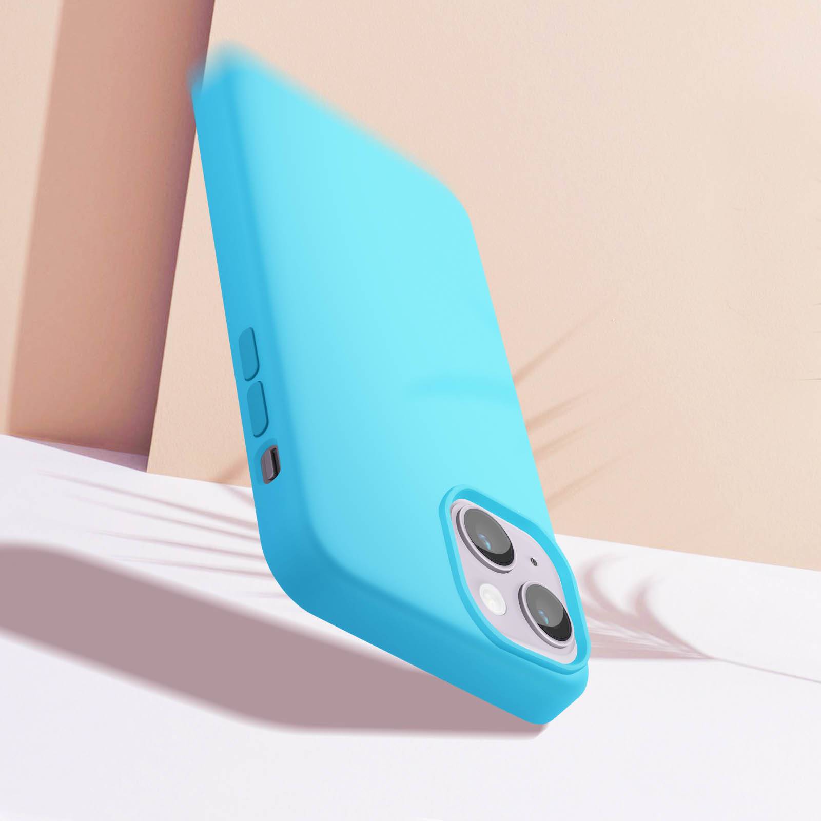 Coque pour iPhone 14 Hybride Semi-rigide Fine Intérieur Doux-2