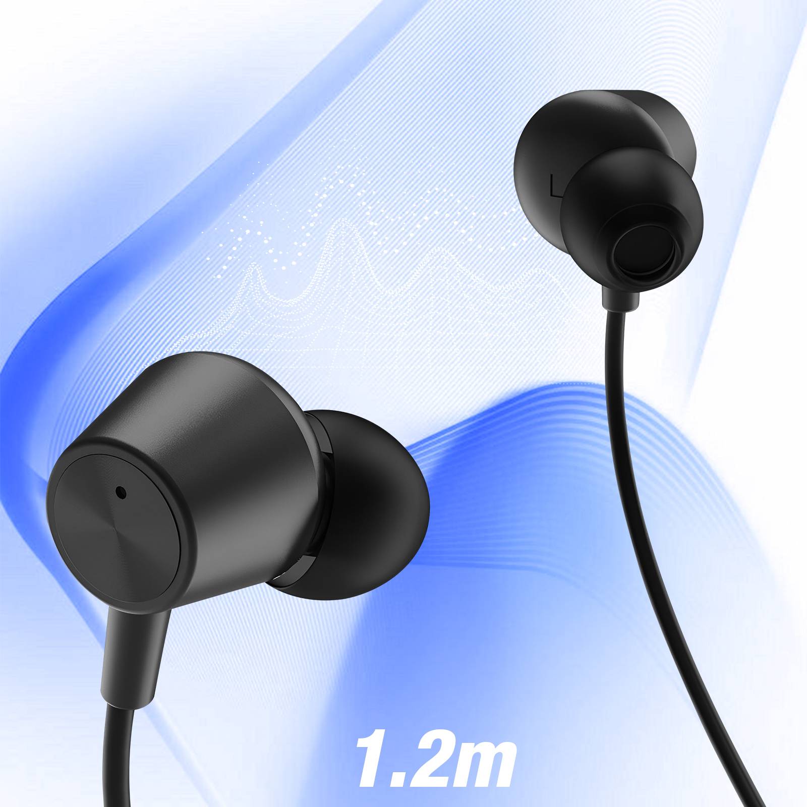 Écouteurs Filaires USB-C Réduction de Bruit Micro Télécommande-4