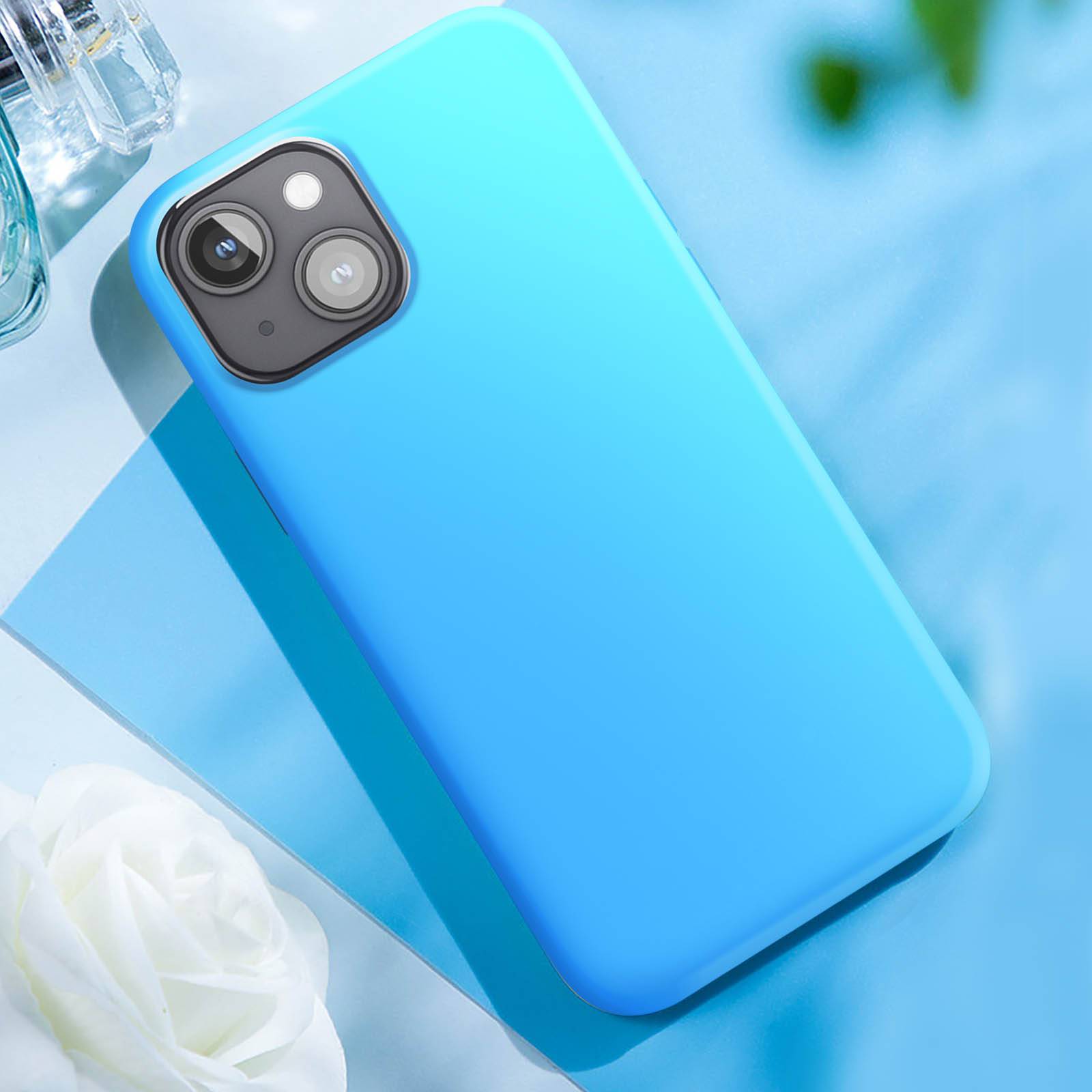 Coque pour iPhone 15 Semi-rigide Intérieur Microfibre Bords Surélevés-2