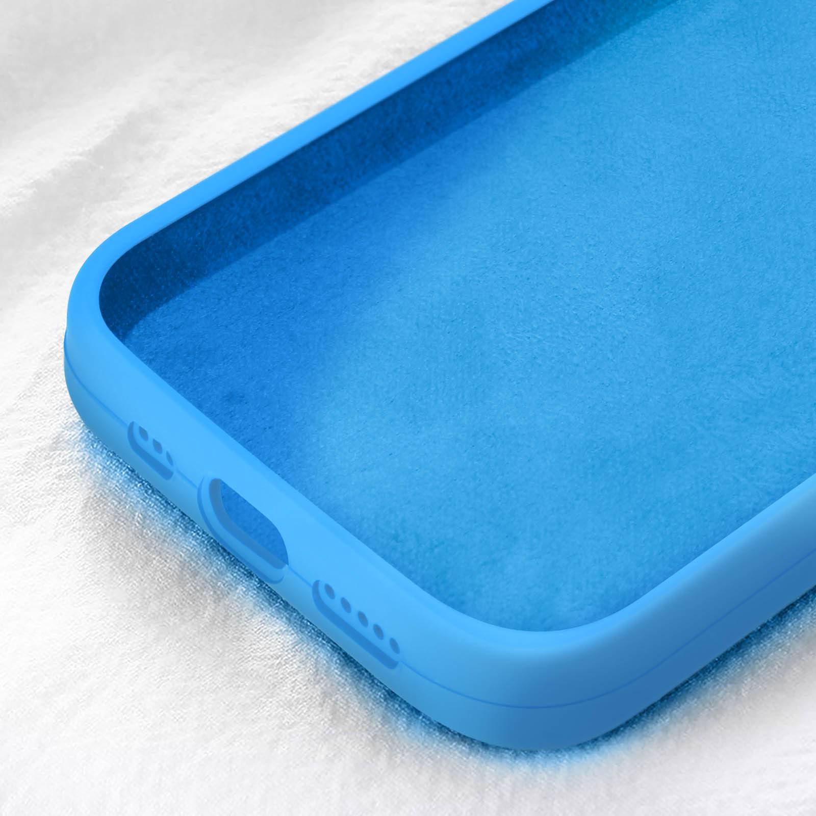 Coque pour iPhone 15 Semi-rigide Intérieur Microfibre Bords Surélevés-4