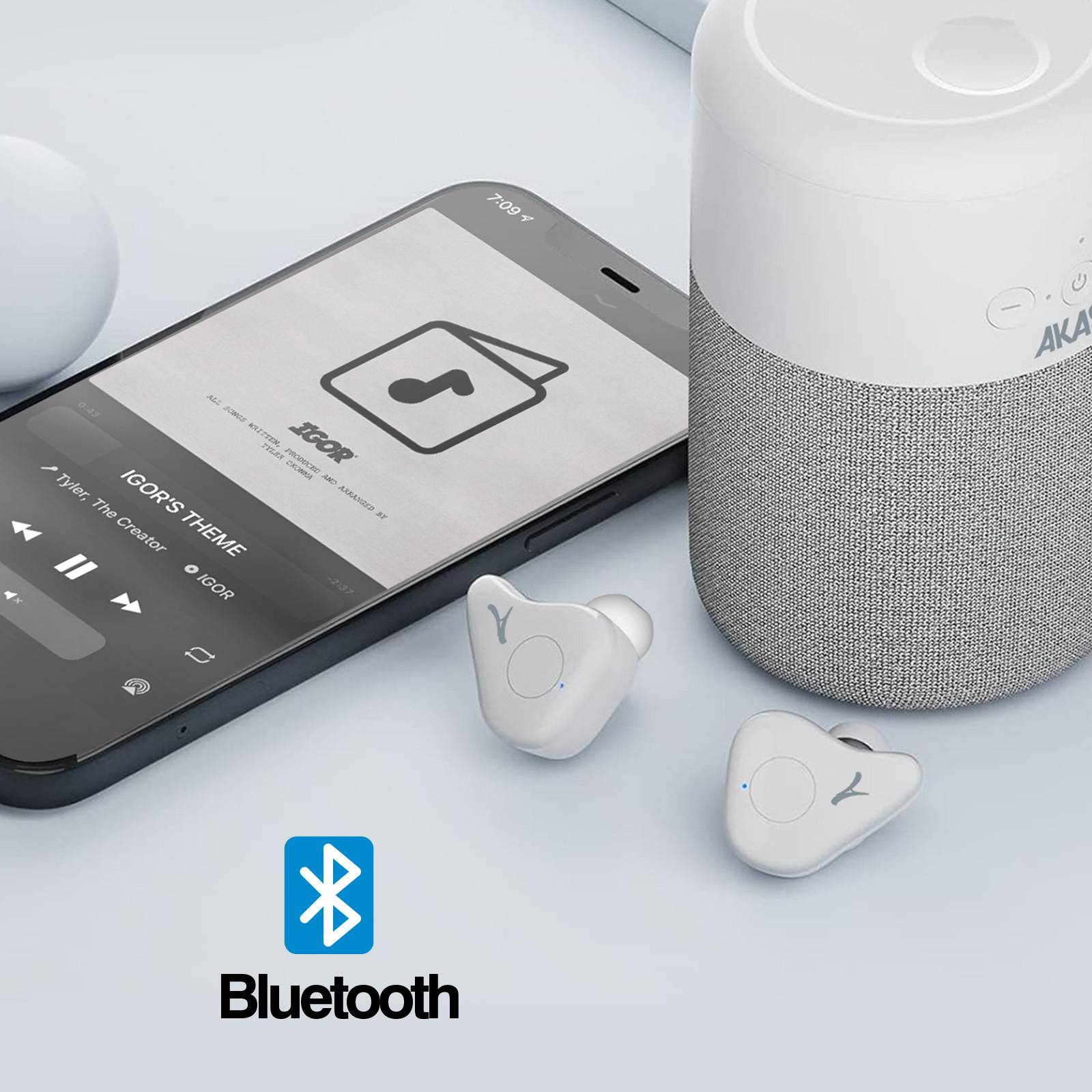 Kit Audio 2 en 1 Enceinte Bluetooth 5W et Écouteurs Sans Fil Micro-3