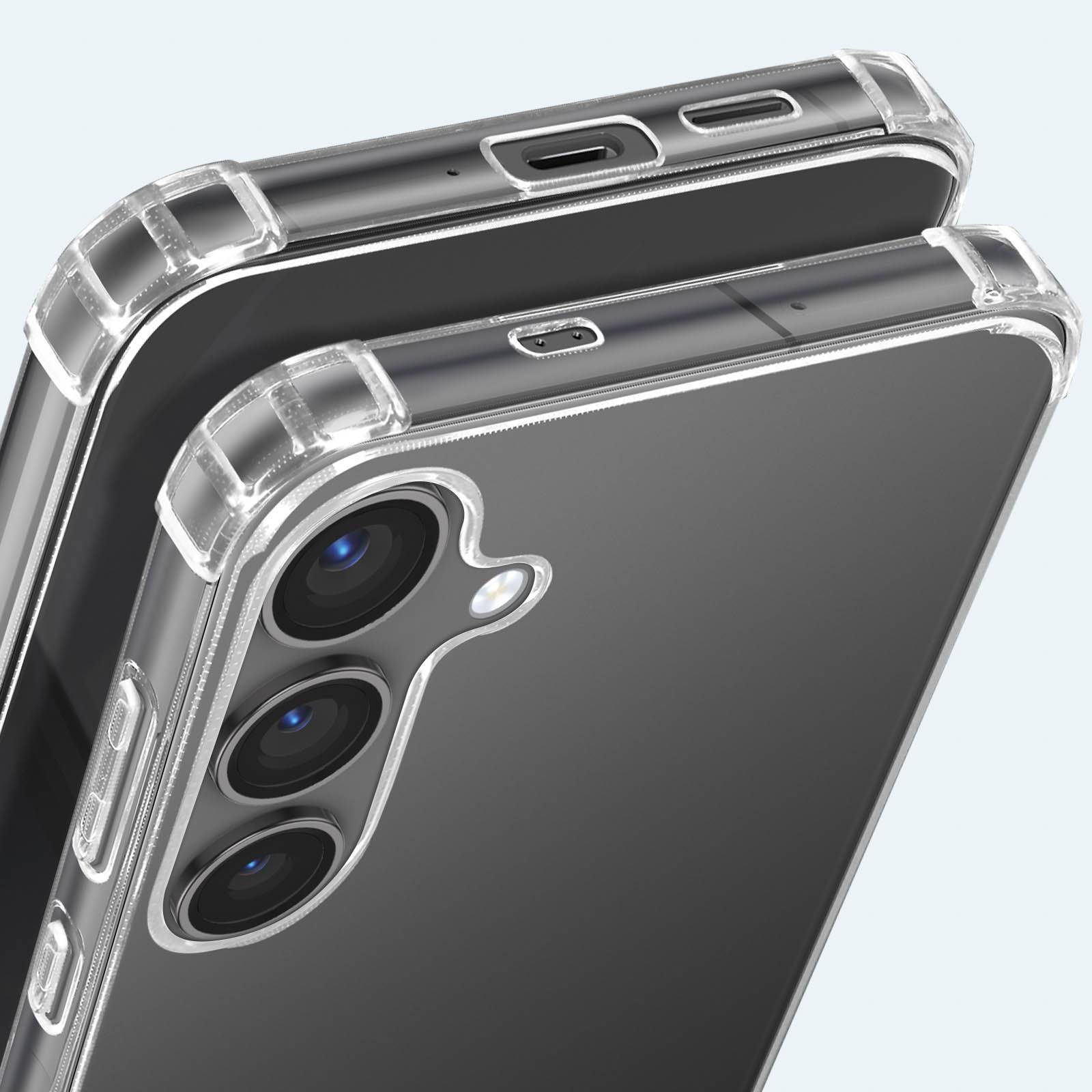Coque pour Samsung Galaxy S24 Silicone Antichoc Coins Renforcés-0
