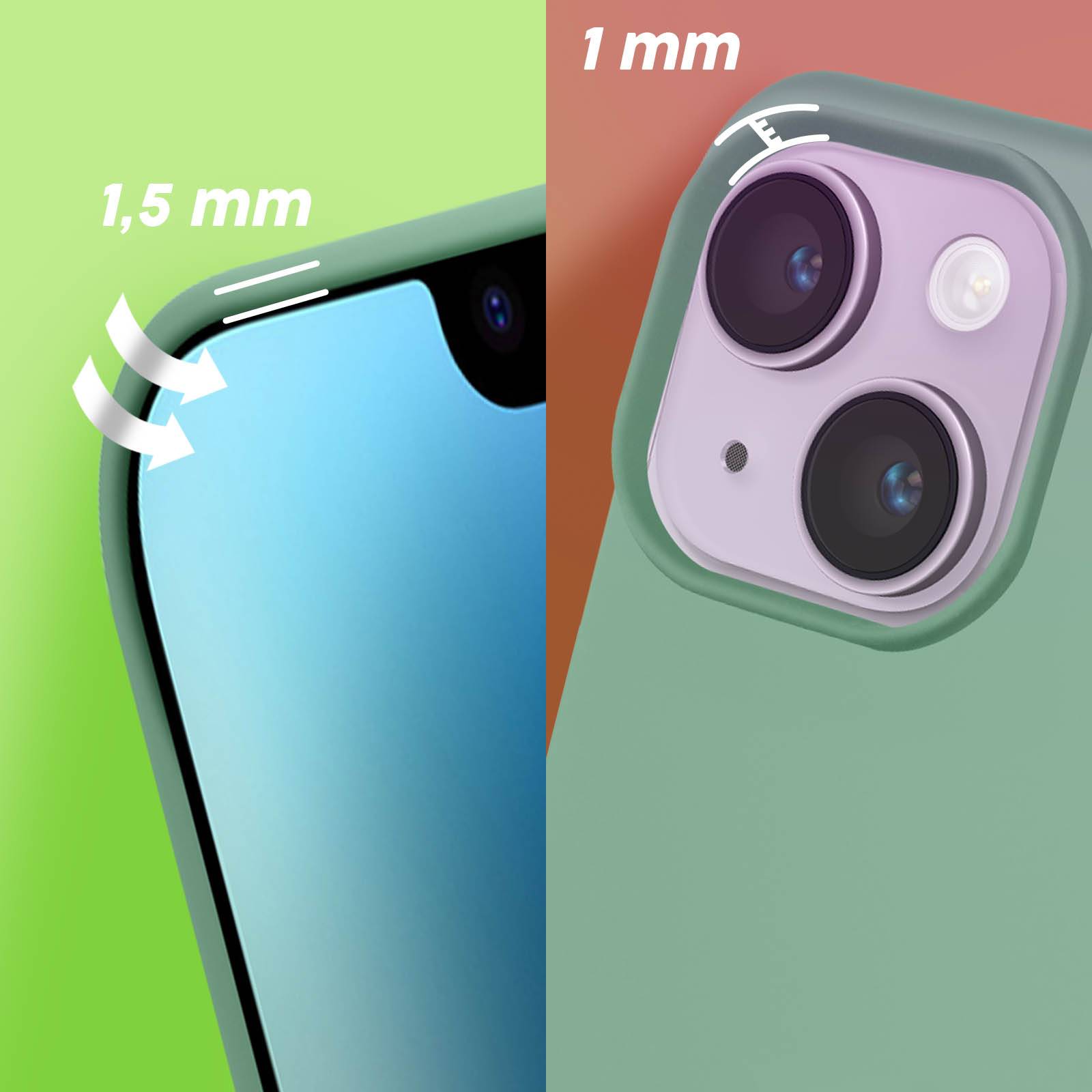 Coque pour iPhone 14 Hybride Semi-rigide Fine Légère Intérieur Doux-4