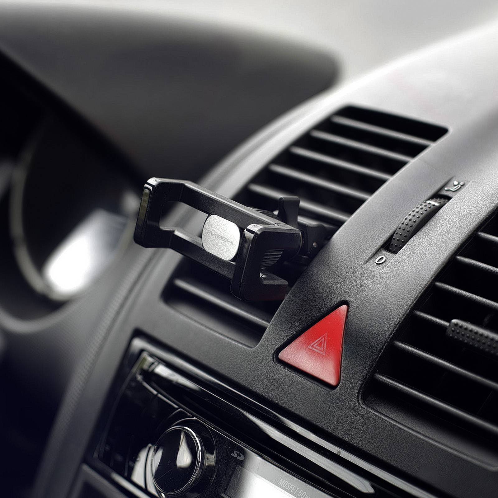 Support Voiture Universel Fixation Grille Smartphone Rotation 360°-2