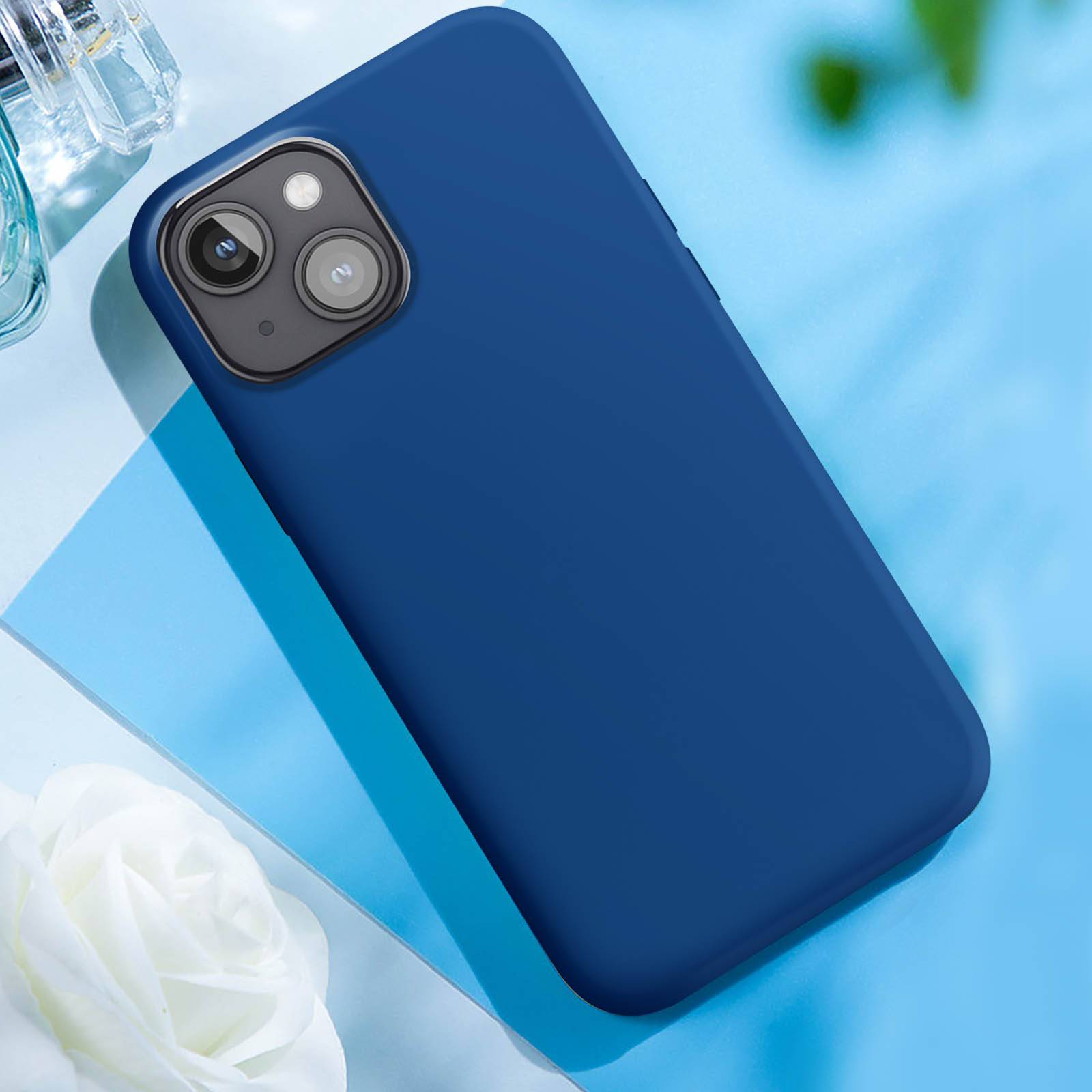 Coque pour iPhone 15 Semi-rigide Intérieur Microfibre Bords Surélevés-2