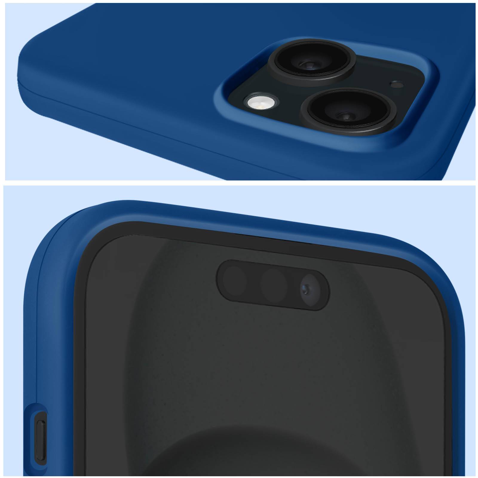 Coque pour iPhone 15 Semi-rigide Intérieur Microfibre Bords Surélevés-3