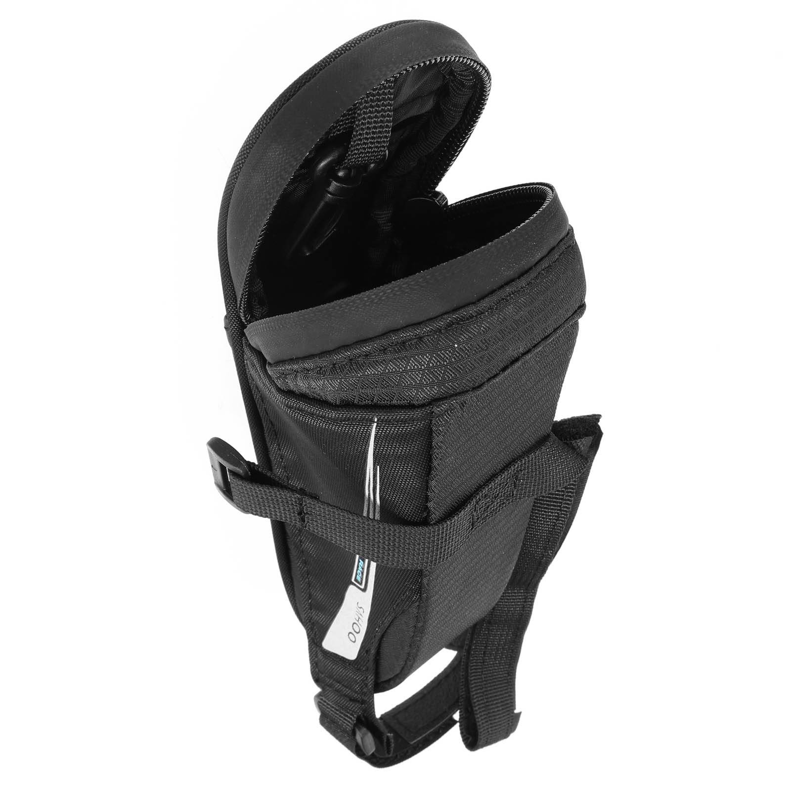 Sacoche Selle Vélo Étanche 0.6L Fixation Auto-agrippante 131432-0
