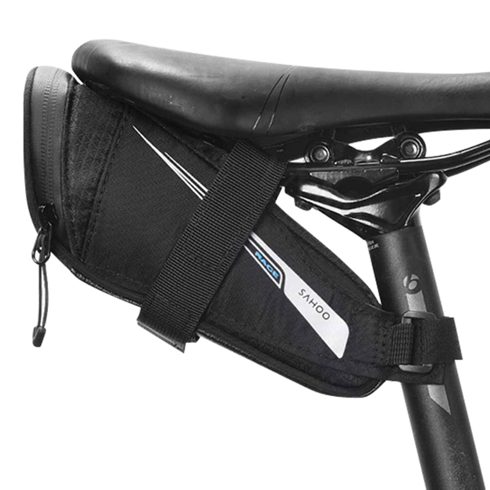 Sacoche Selle Vélo Étanche 0.6L Fixation Auto-agrippante 131432-4