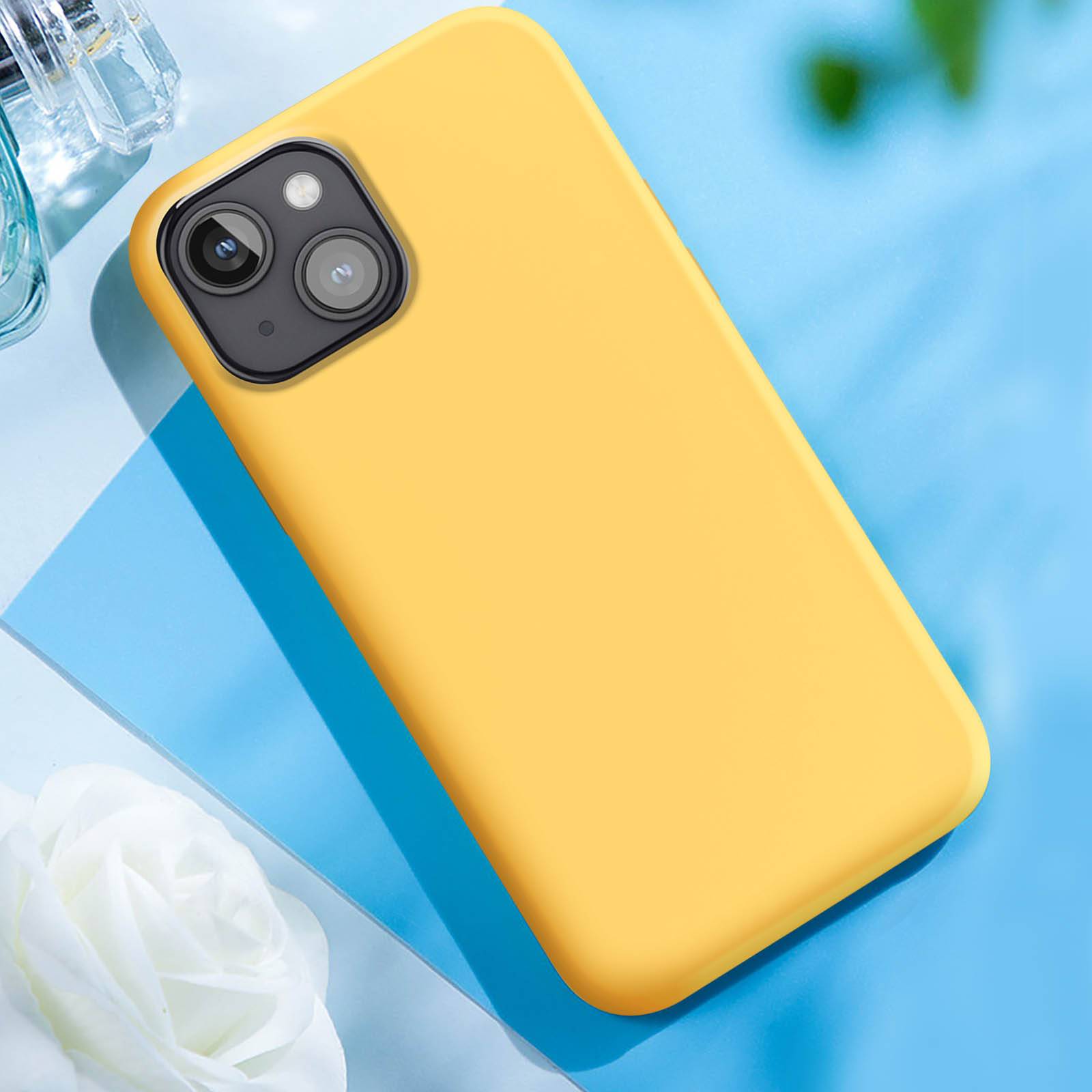 Coque pour iPhone 15 Plus Semi-rigide Intérieur Microfibre-2
