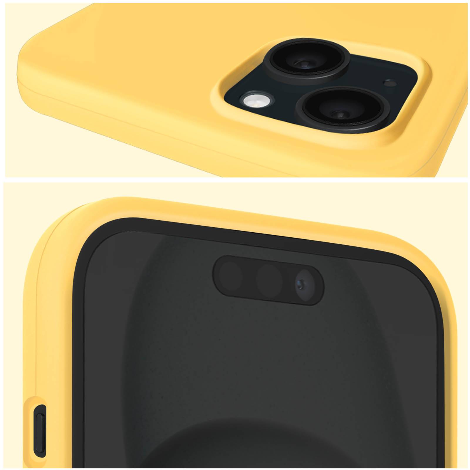 Coque pour iPhone 15 Plus Semi-rigide Intérieur Microfibre-3