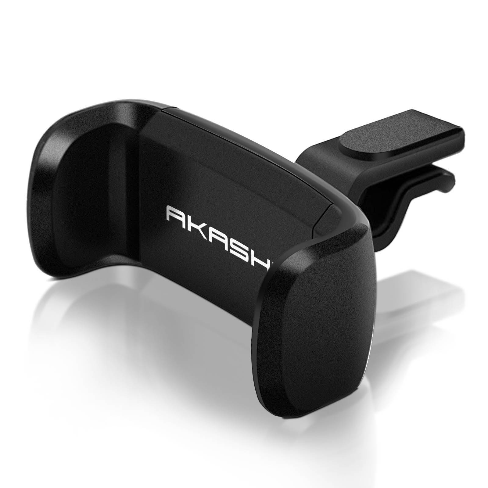 Support Voiture Smartphone Fixation Grille d'aération Rotatif à 360°-0