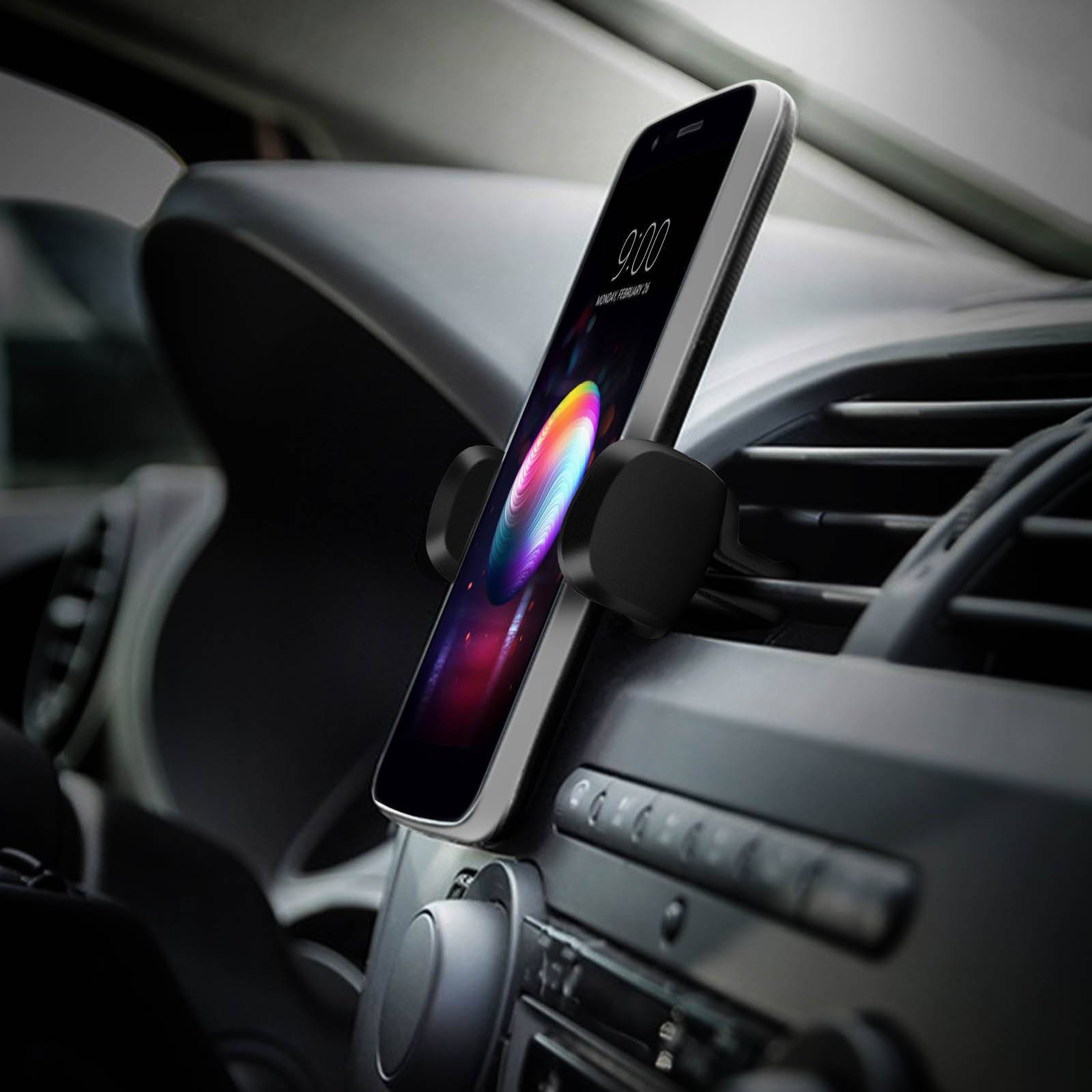 Support Voiture Smartphone Fixation Grille d'aération Rotatif à 360°-2