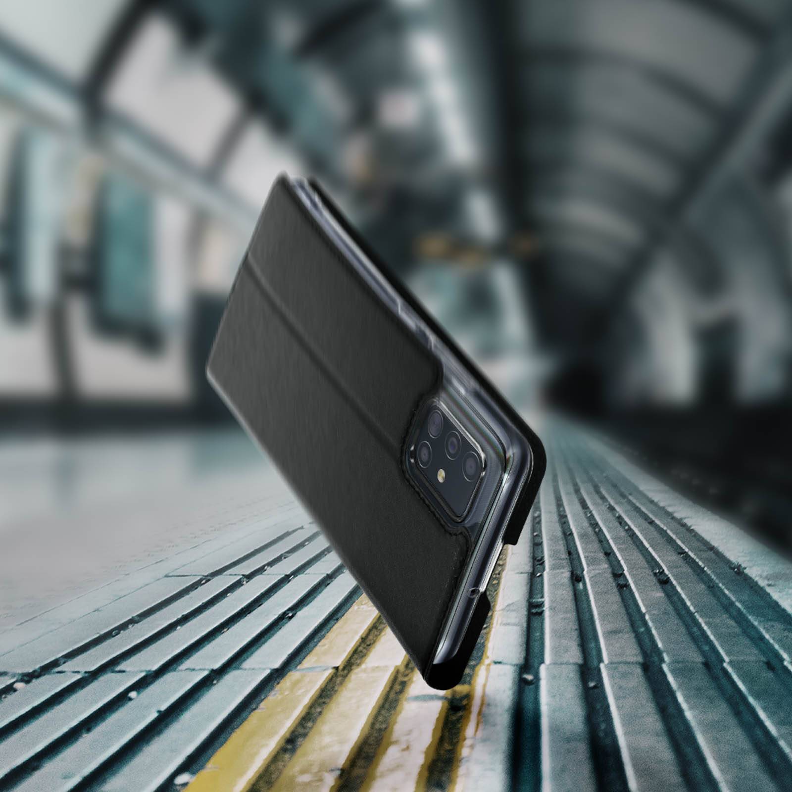Housse pour Samsung Galaxy A51 Porte-carte Support Vidéo-4