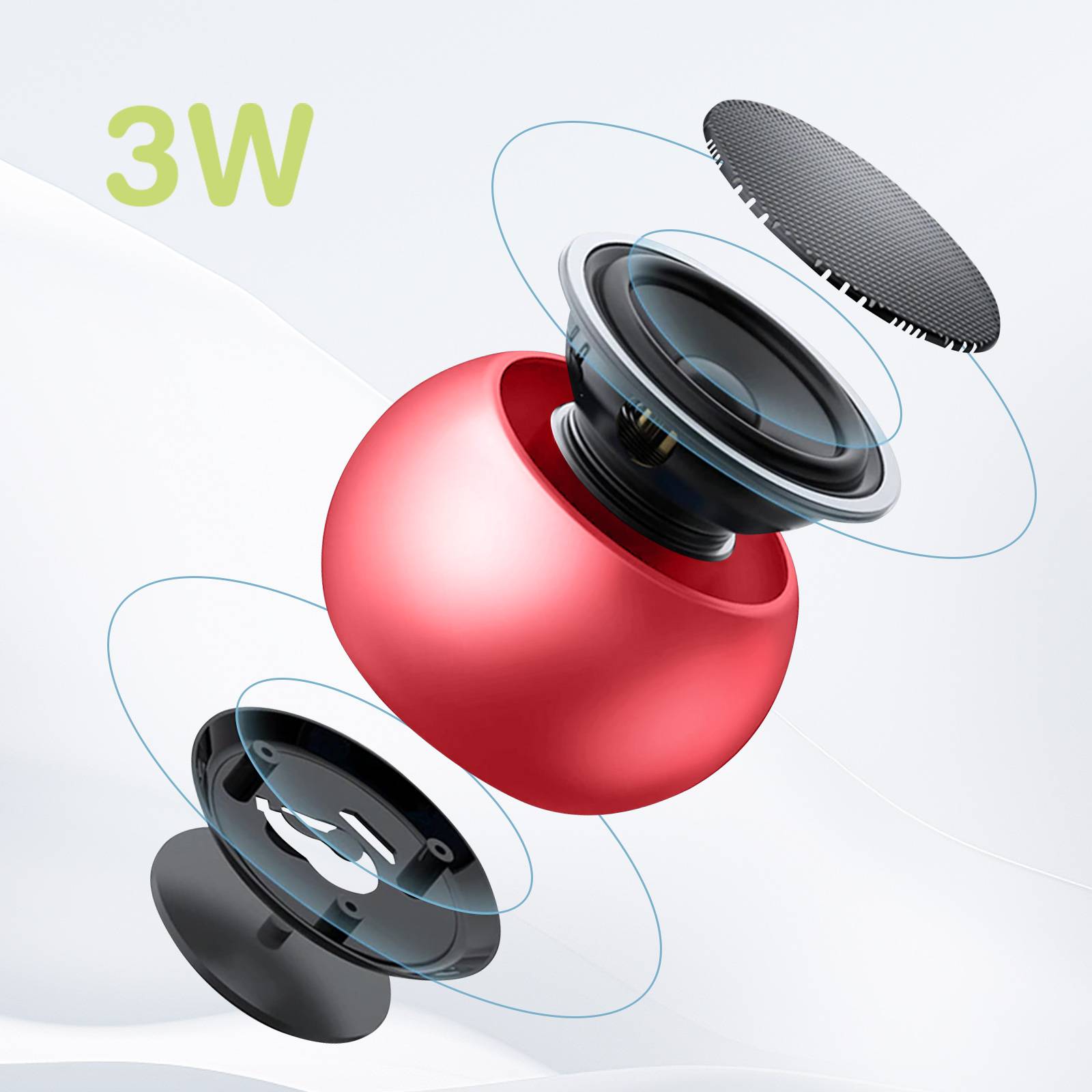 Mini Enceinte Sans-fil Bluetooth Autonomie 3h Design Ultra-compact-2