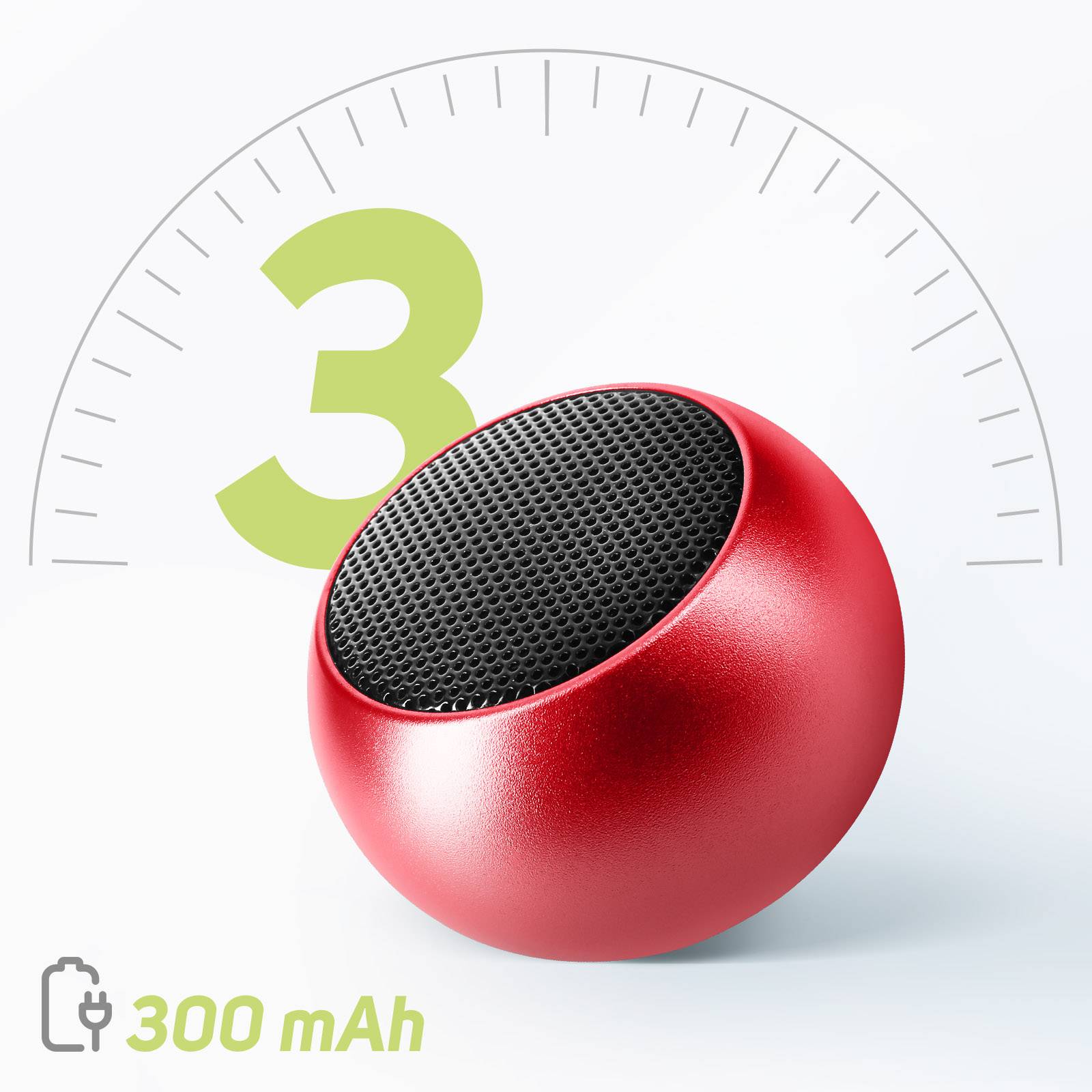 Mini Enceinte Sans-fil Bluetooth Autonomie 3h Design Ultra-compact-3