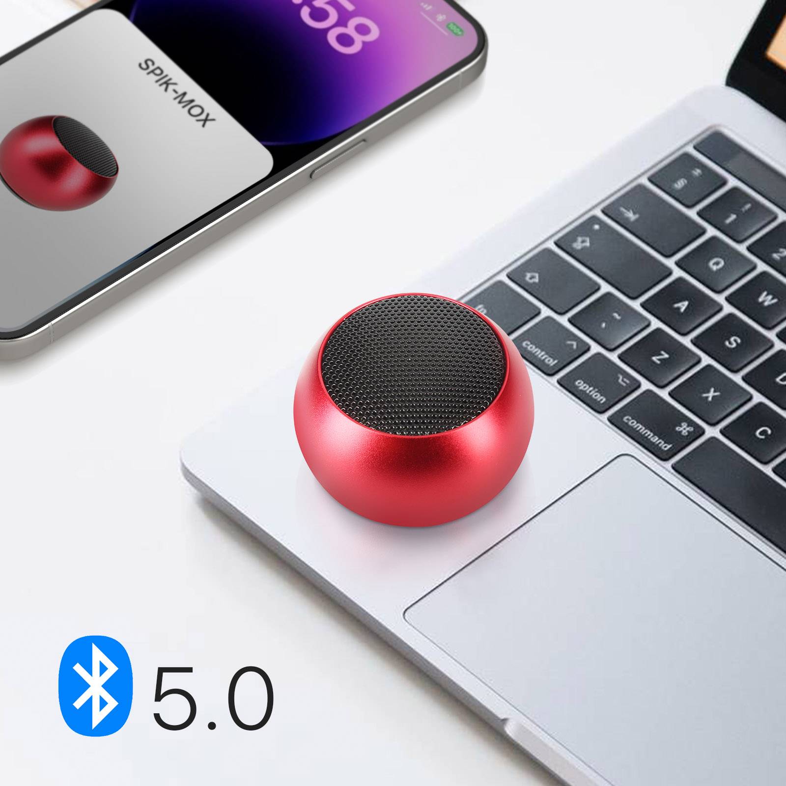 Mini Enceinte Sans-fil Bluetooth Autonomie 3h Design Ultra-compact-4