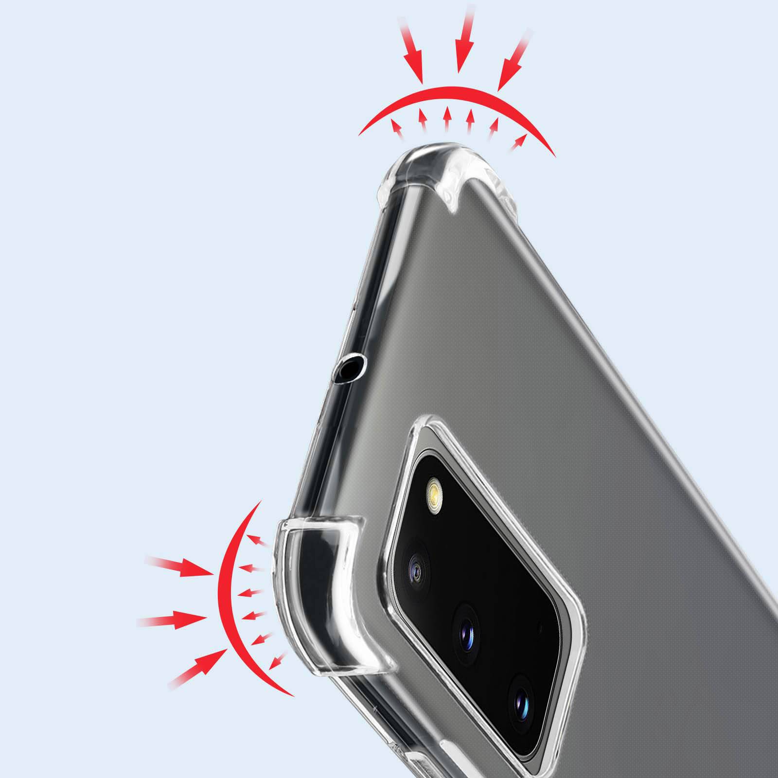 Coque pour Samsung Galaxy S20 Flexible Antichocs Angles renforcés-3