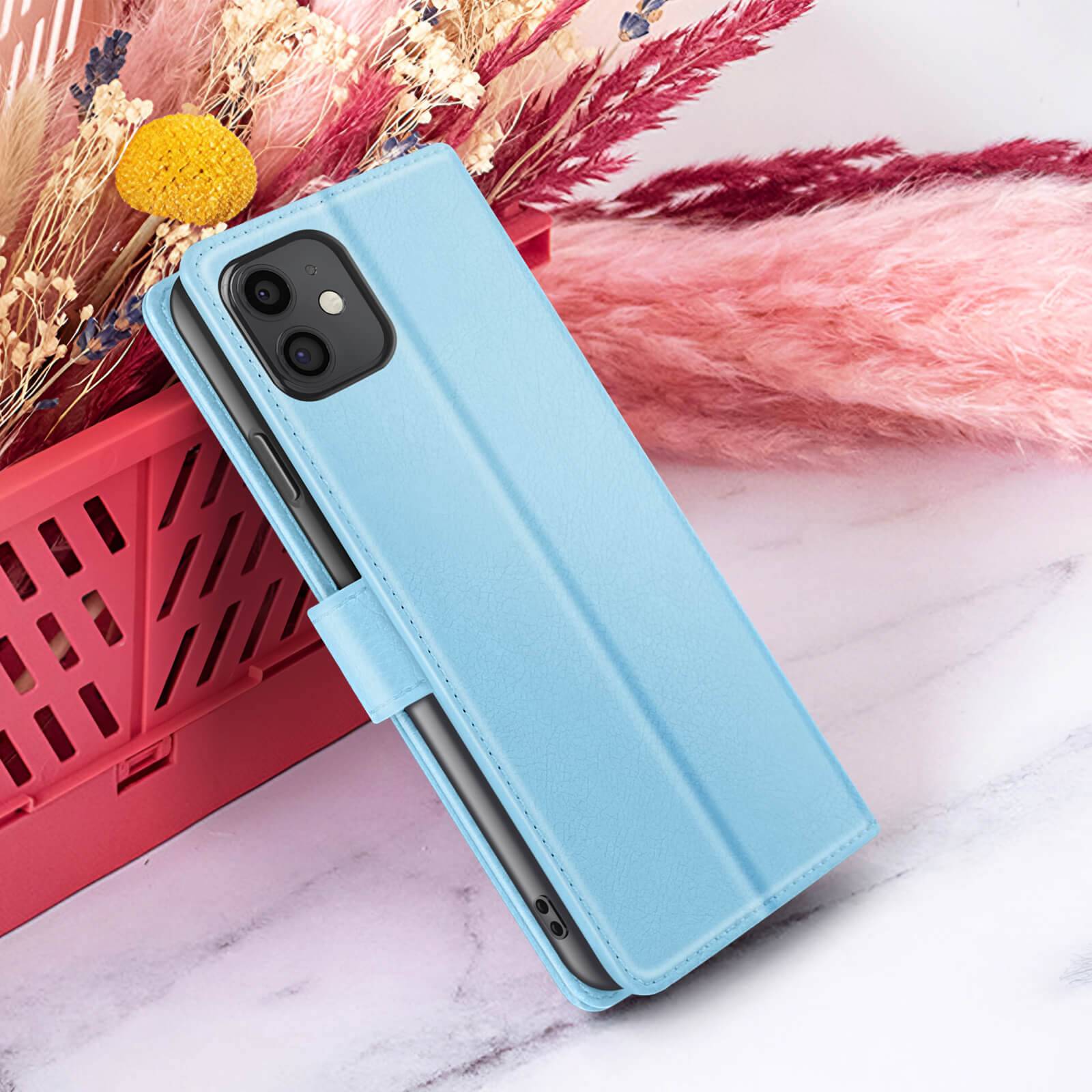 Étui Portefeuille pour iPhone 11 Support et Languette Magnétique-4