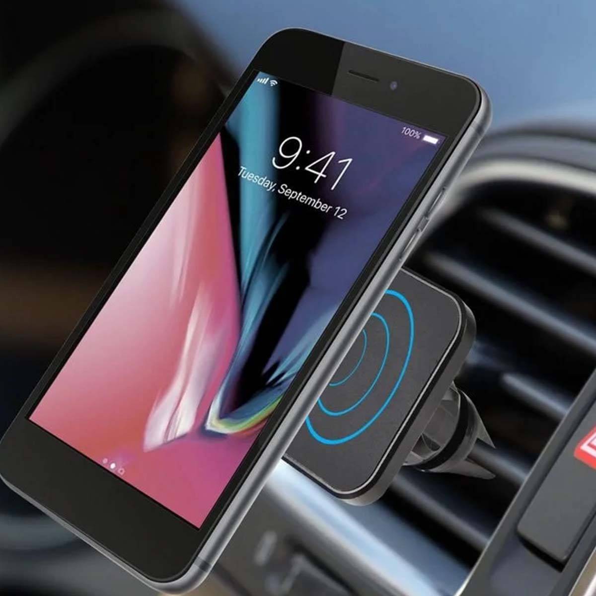 Support Voiture pour Smartphone Aimanté sur Ventilation-4