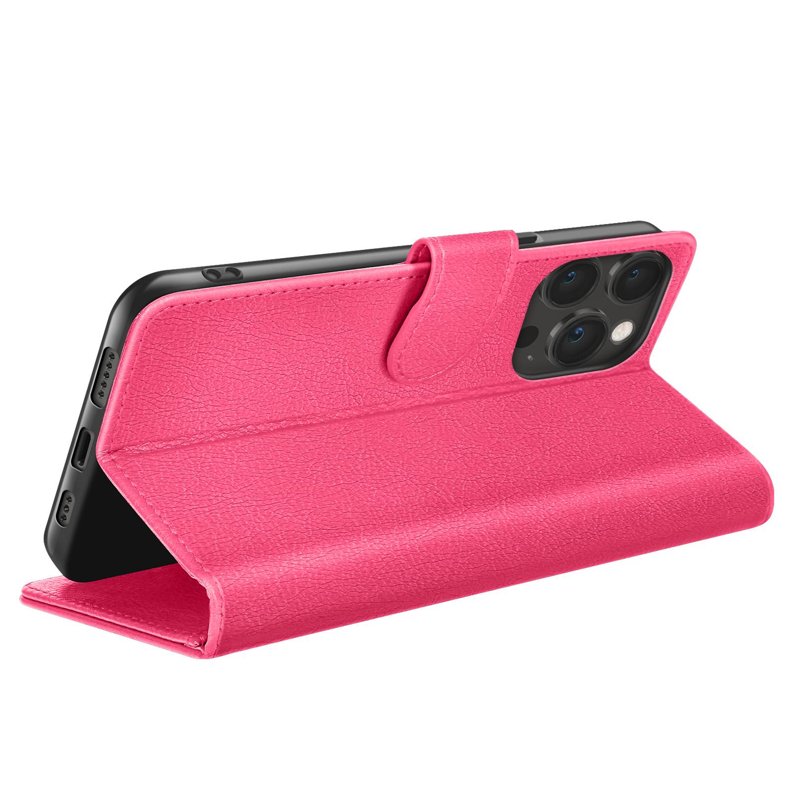Étui Portefeuille pour iPhone 13 Pro Support et Languette Magnétique-1