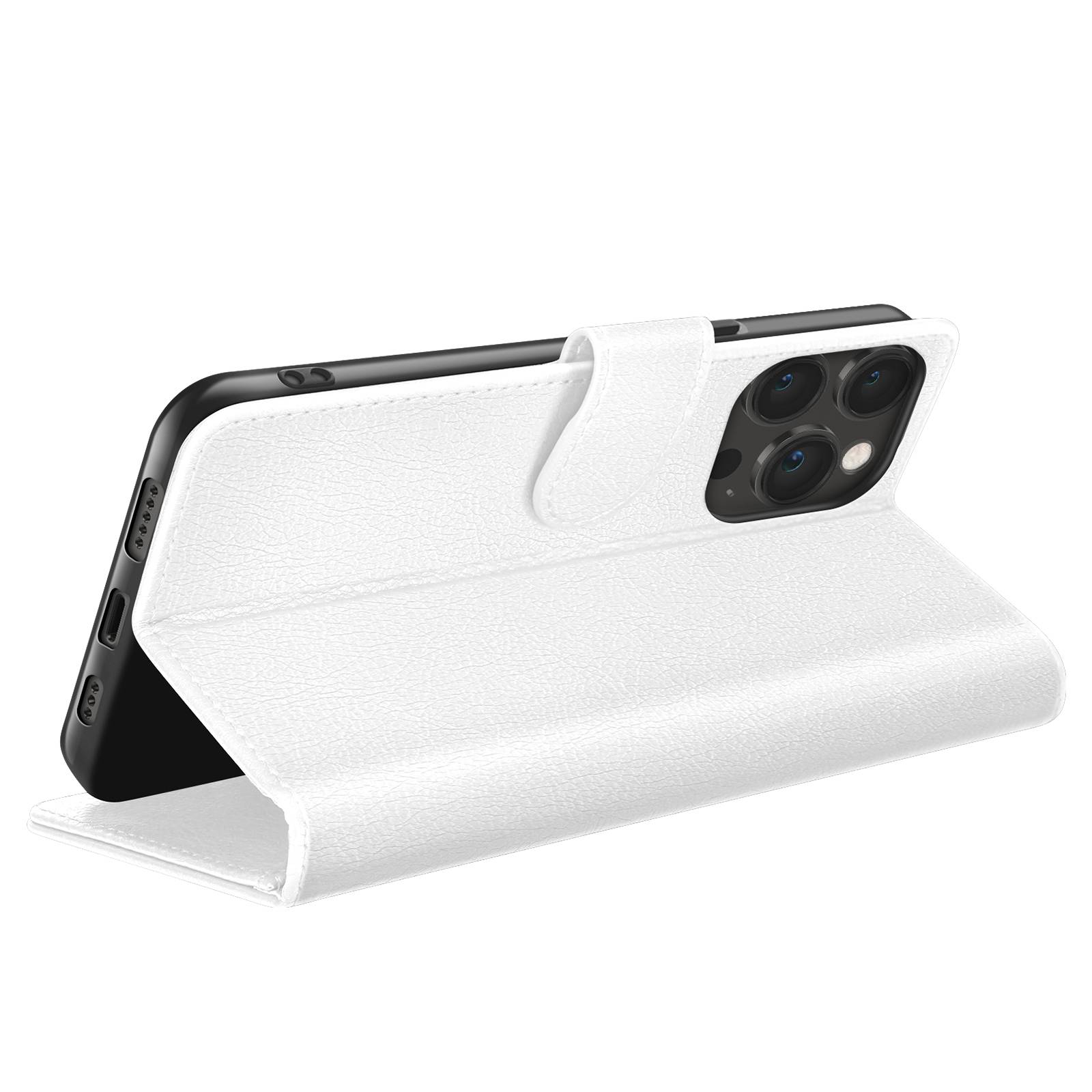 Étui Portefeuille pour iPhone 13 Pro Support et Languette Magnétique-1