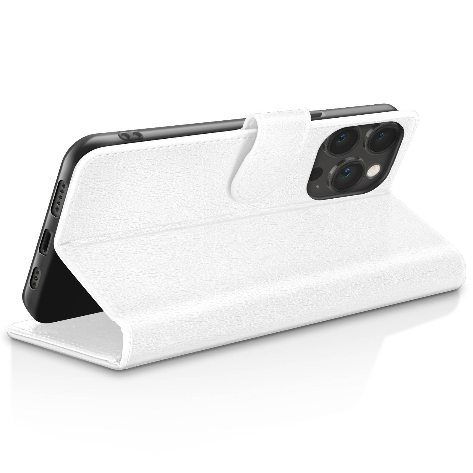 Étui Portefeuille pour iPhone 13 Pro Support et Languette Magnétique-2