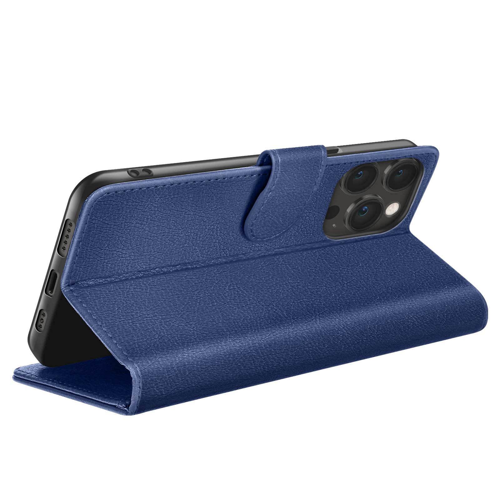 Étui Portefeuille pour iPhone 13 Pro Max Support et Languette Magnétique-1
